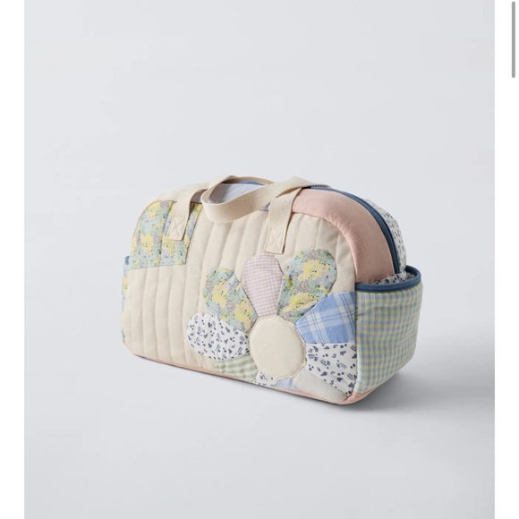 Zara Floral Patchwork Quilted Duffel Bag - Picture 2 of 7